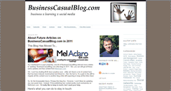 Desktop Screenshot of businesscasualblog.com
